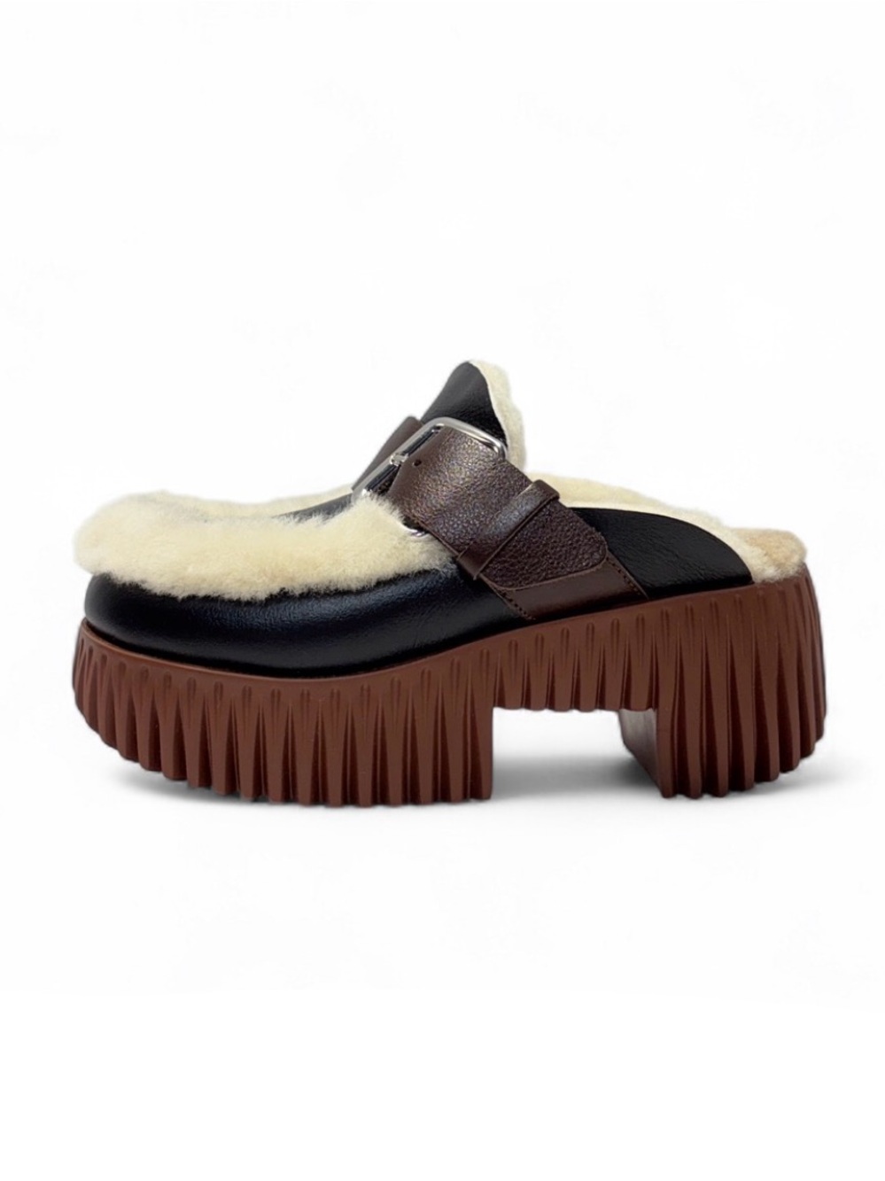 PLIA AMBER OREO heeled mules - Picture 3 of 7